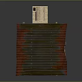Wooden Outdoor Structure with Rustic Roof Firewood Stack Brick Oven and Bench
