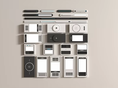 Modern Bathroom Accessories With Various Functional Designs And Stylish Options For Home Use 3d model