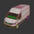 White Cargo Van With Modern Sleek Exterior Design For Commercial Transportation