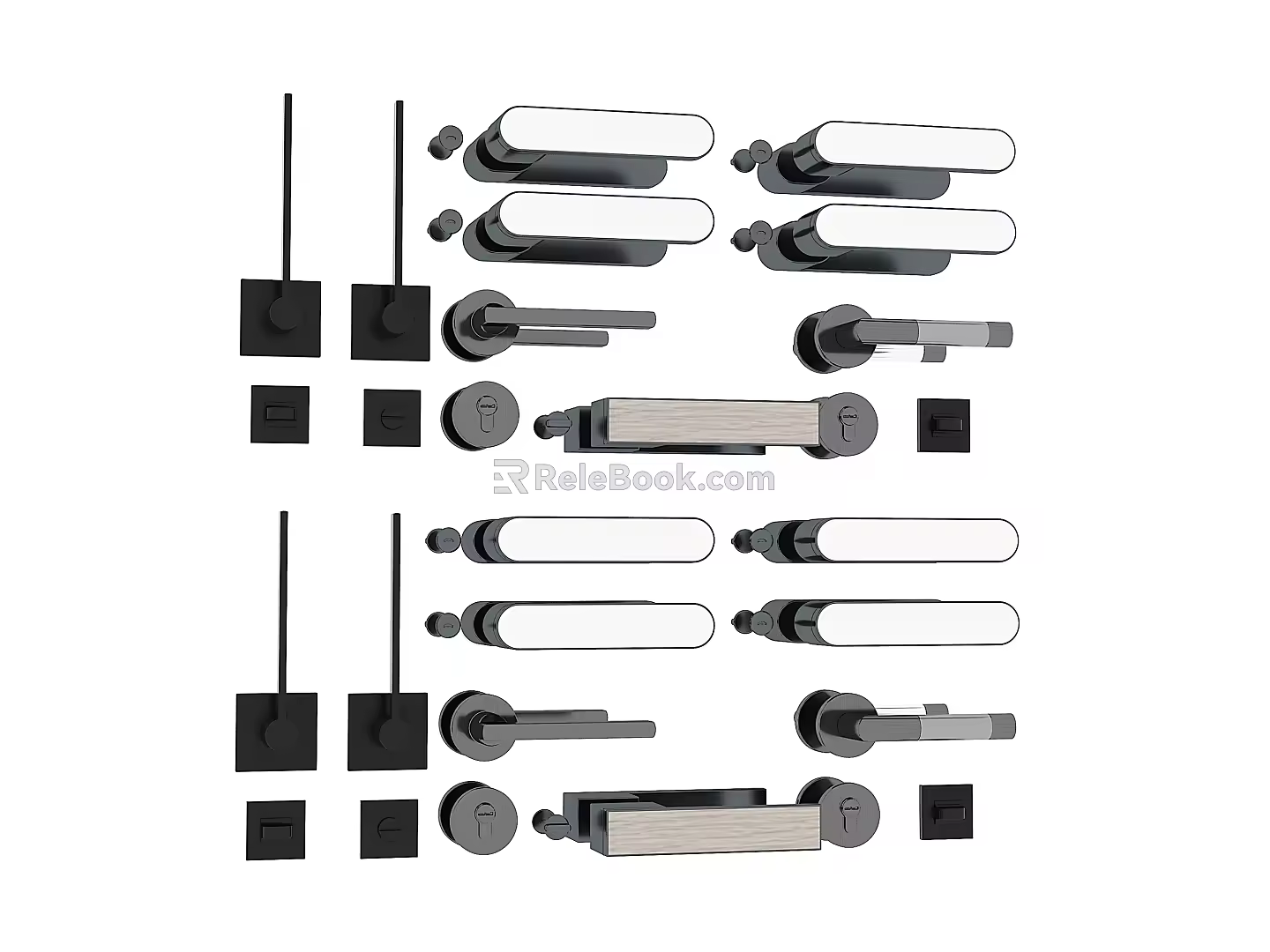Hardware Door Handle 3d model