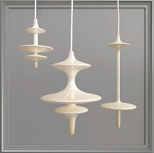 Modern chandelier combination 3d model