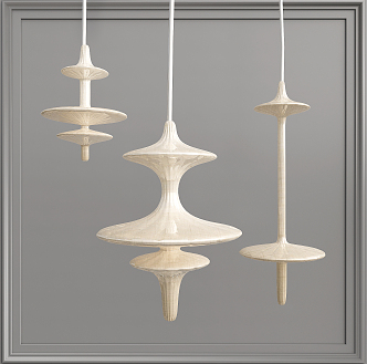 Modern chandelier combination 3d model