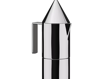 Stainless Steel Kitchen Utensil With Pointed Top Shiny Surface And Sturdy Handle Design 3d model