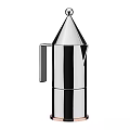 Stainless Steel Kitchen Utensil With Pointed Top Shiny Surface And Sturdy Handle Design