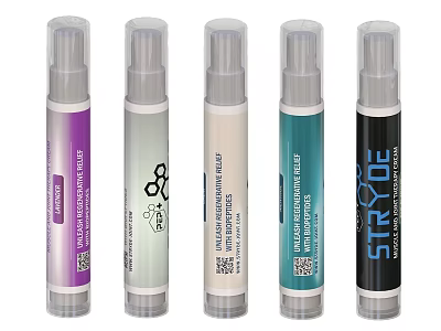 Perfume Cosmetics Portable Spray Bottles in Assorted Colors and Designs 3d model
