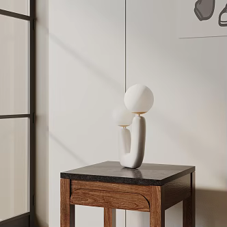 Modern table lamp 3d model