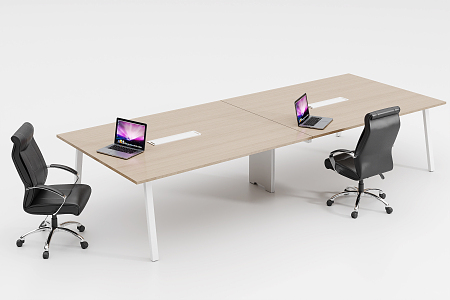 Modern Conference Table and Chair Conference Table 3d model