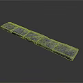 Gray Long Strip Stone Brick With Textured Surface For Building Construction