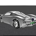 White Sports Car Featuring Sleek Aerodynamic Design And Modern Exterior Styling