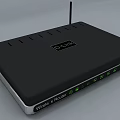 D Link Wireless G Router Black Device With Antenna And Ethernet Ports