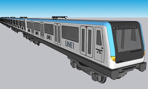 Hyundai Metro Yinchuan Metro Line 3d model