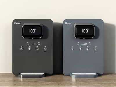 Haier Modern Daily Use Electric Heating Appliance With Digital Display And Temperature Control 3d model