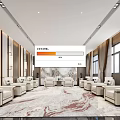 New Chinese Reception Room VIP Reception Room 3d model