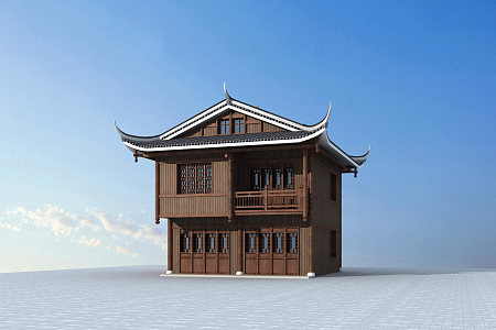 Chinese ancient building 3d model