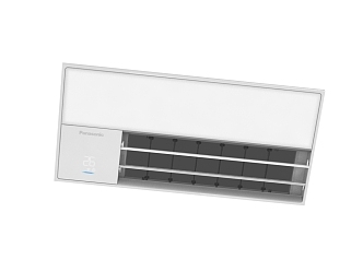 modern central air conditioning 3d model