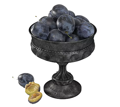 Modern fruit decorations, ornaments, furnishings 3d model