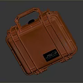 Durable Orange Protective Storage Case With Secure Latches And Brand Label