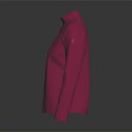 Pink Zip Up Jacket Long Sleeve Casual Outerwear Lightweight Design For Daily Wear