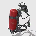 Industrial Protective Gas Mask Respirator With Straps And Breathing Apparatus