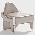 Leisure chair single chair 3d model