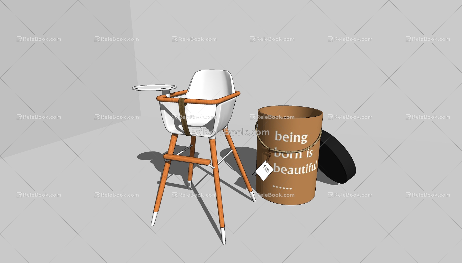 Children's chair 3d model