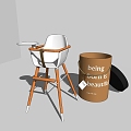 Children's chair 3d model