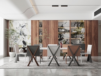 Modern Restaurant 3d model