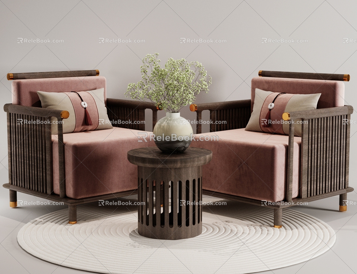 Modern Negotiation Table and Chair Modern Leisure Table and Chair Combination Coffee Table and Chair Reception Table and Chair Signing Table and Chair 3d model