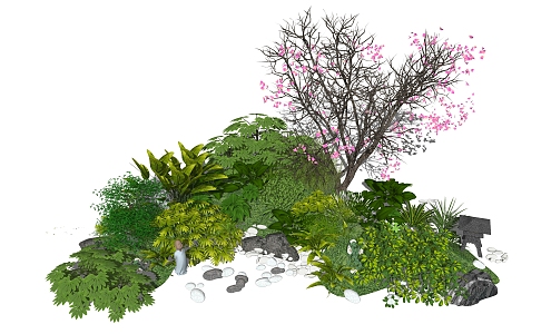 Modern Shrub 3d model