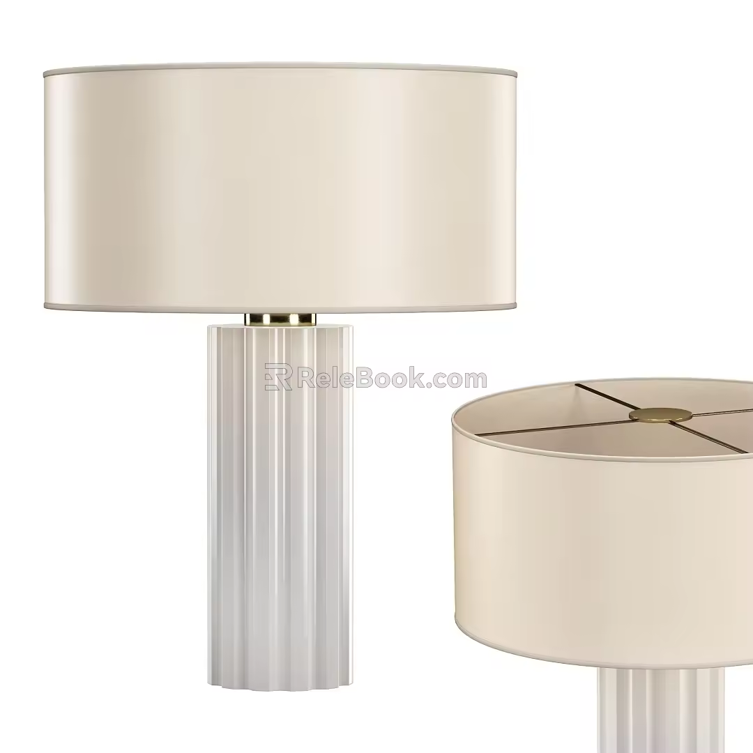 Modern table lamp 3d model