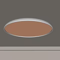 Modern Round White Ceiling Light with Bright Illumination for Indoor Spaces 3d model
