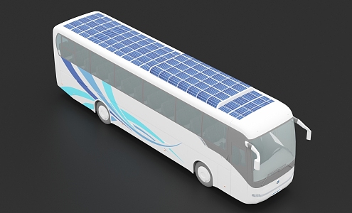 Modern Bus Jinlong Electric Bus 3d model