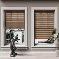 Various Wooden Window Blinds In Different Colors For Home Interior Design