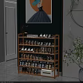 Modern Bamboo Multi-tiered Shoe Rack For Organizing Shoes And Home Decor
