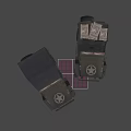 Vintage Military Jeeps With Star Emblems And Cargo Boxes On