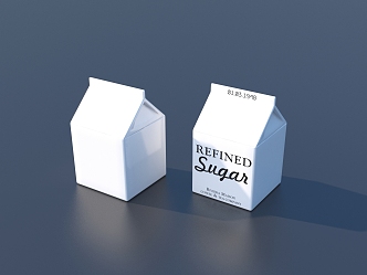 Carton Packaging Box Food Packaging Box 3d model