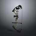 Modern Compound Bow Archery Equipment With Pulley System And Accessories