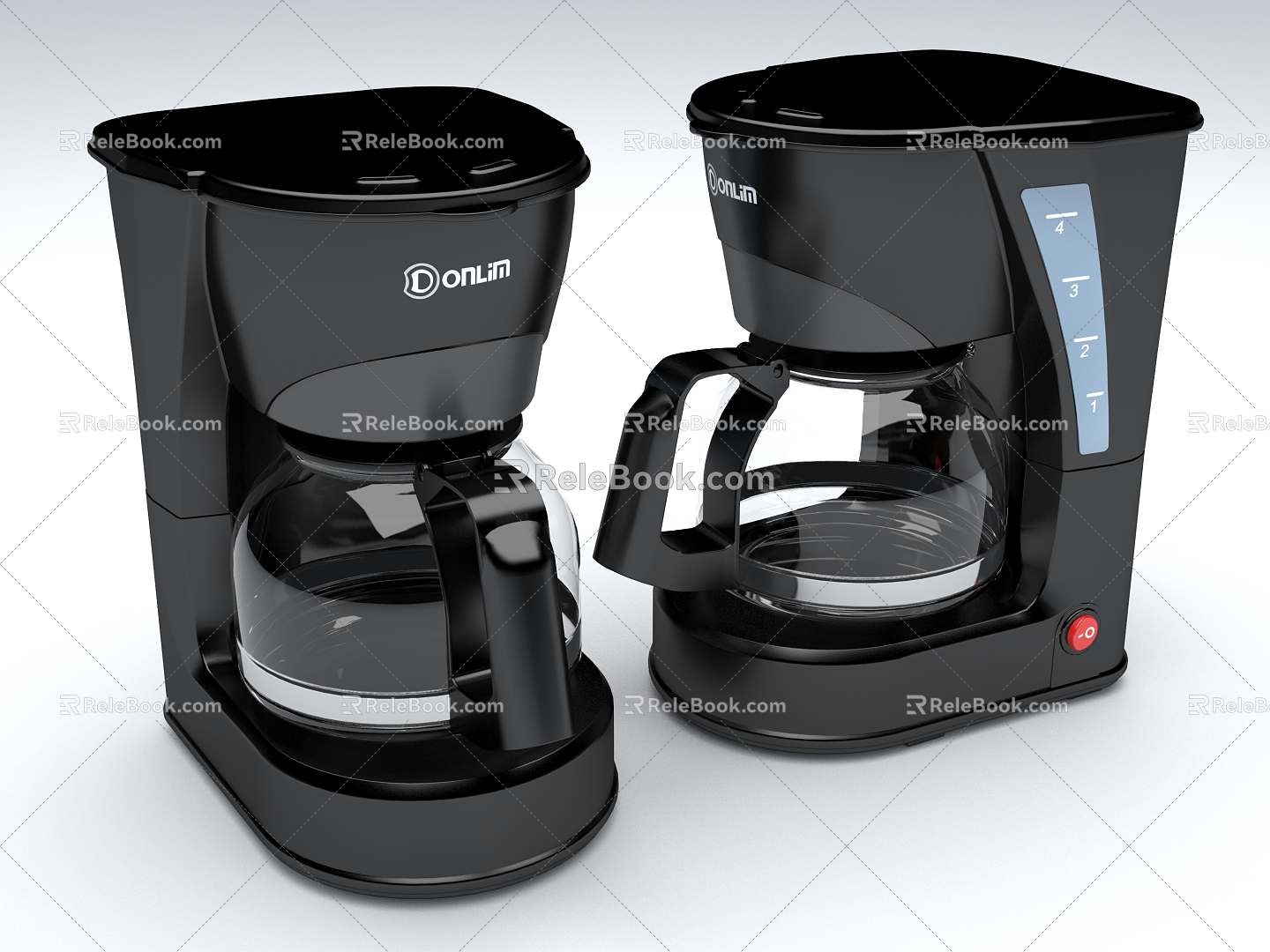 Modern coffee machine model