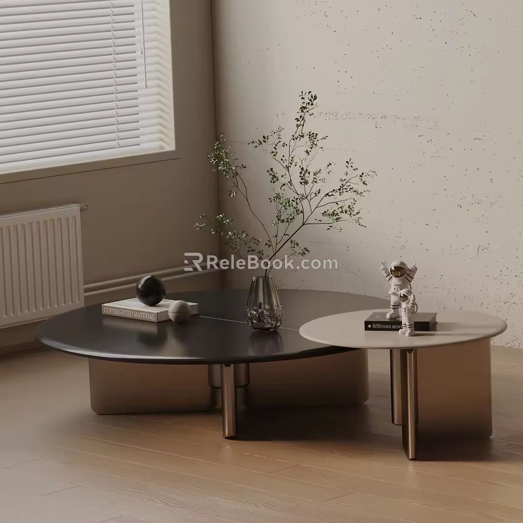 Modern coffee table 3d model