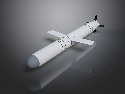 Bomb Missile Airborne Missile Shipborne Missile Cruise Missile High Altitude Bomb Guided Weapon Cruise Weapon 3d model