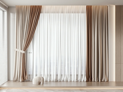 Curtains 3d model