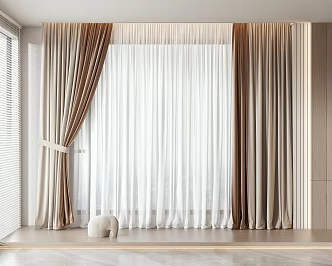 Curtains 3d model