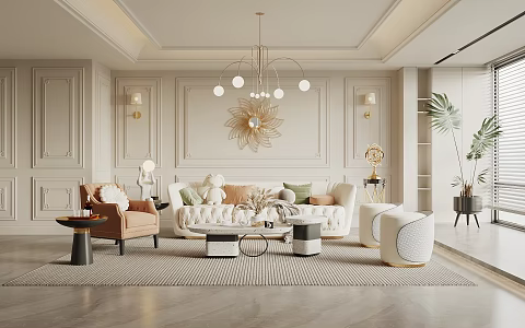 Jane's Living Room 3d model