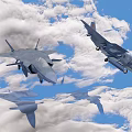 Modern Fighter 3d model