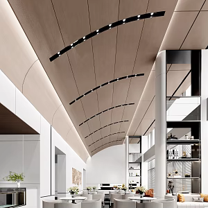 Modern Reception Area Sales Office Sales Center Negotiation Area Rest Area Water Bar Area Front Desk Club Center 3d model