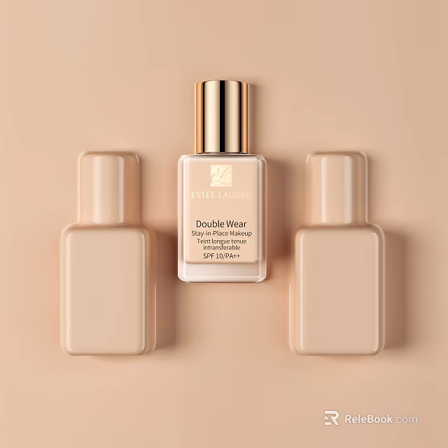 Estee Lauder Double Wear Stay In Place Makeup Bottles 3d model 