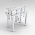 Industrial equipment automatic jacking module pneumatic module 3d model