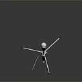 Modern Floor Lamp With Tripod Base And Adjustable Height For Home Use
