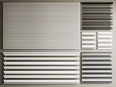 Modern venetian blinds 3d model