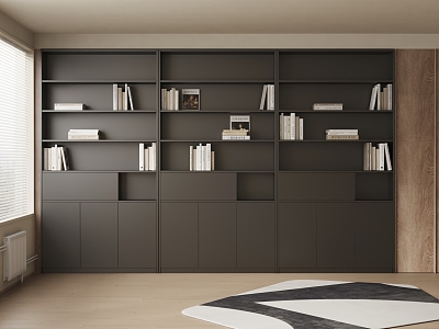 Modern Bolzan Bookcase 3d model